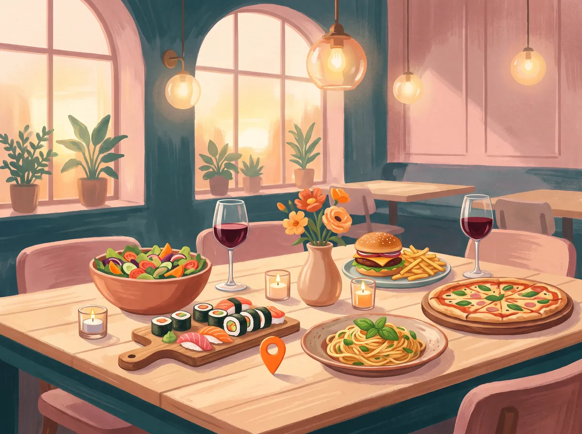 Restaurant illustration