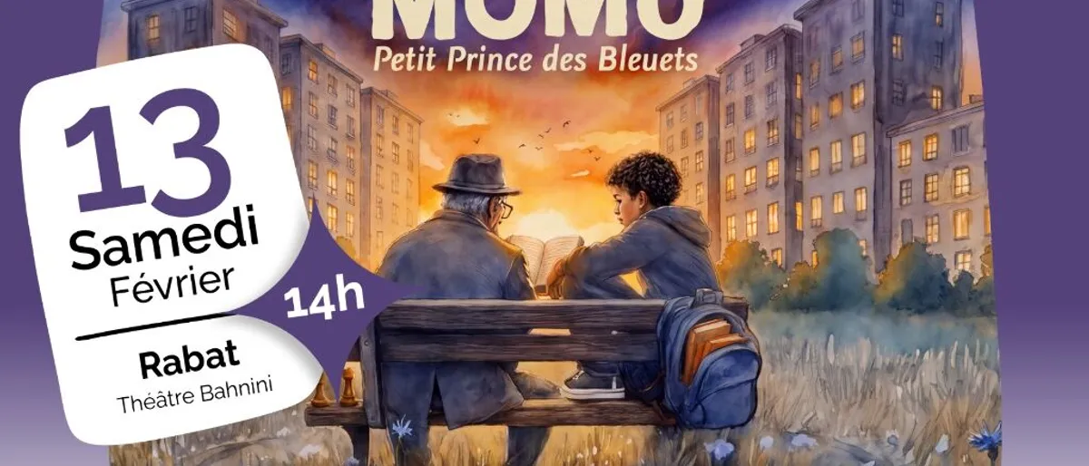 Momo le petit prince des bleuets à Rabat