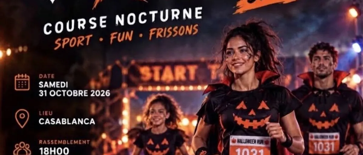 Halloween Race 5KM – Course Nocturne à Casablanca