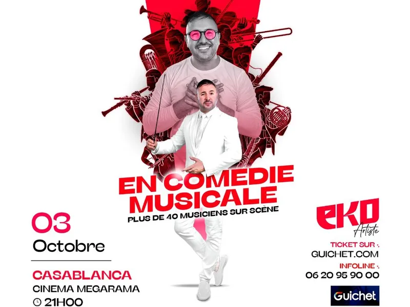 EKO présente son nouveau spectacle « En Comédie Musicale » à Casablanca