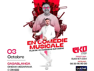 EKO présente son nouveau spectacle « En Comédie Musicale » à Casablanca