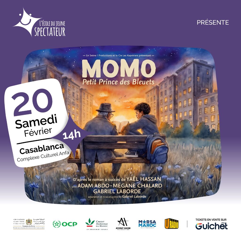 Momo le petit prince des bleuets à Casablanca