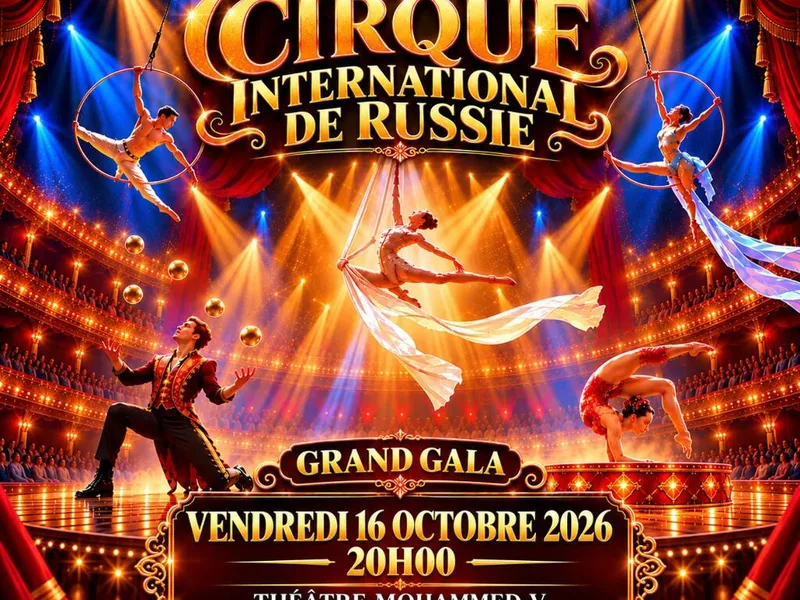 Le Grand Cirque International de Russie – Grand Gala à Rabat