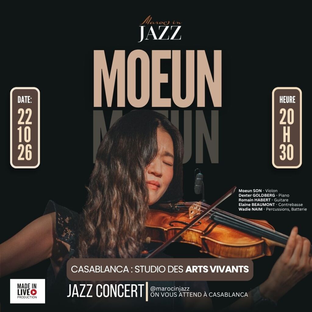 Moeun Son en concert – Maroc in Jazz à Casablanca
